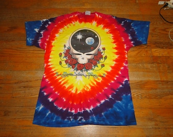 Vintage 90er Grateful Dead Tour 1992 T-Shirt Liquid Blue Gr XL