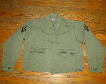 Vintage 1950s USMC HBT P53 Shirt Sz M Jacket Marines - Etsy
