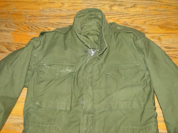 Vintage 1967 Field Jacket M 65 Cold Weather og -1… - image 7