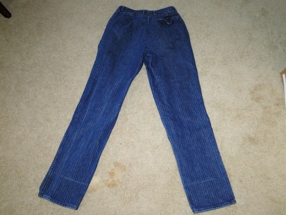 VINTAGE Hunters Run Denim Jeans womens 80s Sz 28x… - image 1