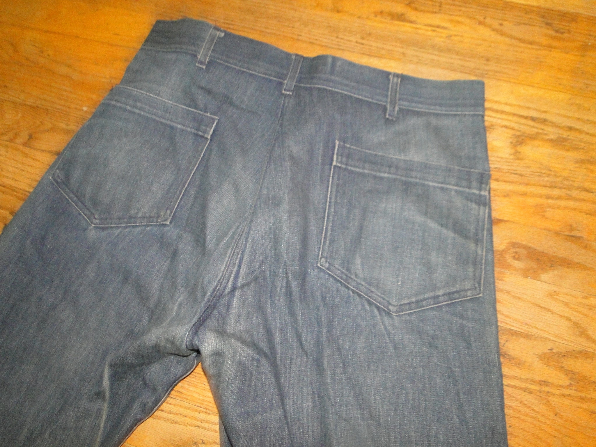 VINTAGE US NAVY Denim Jeans Sailor Dungaree Trouser Uniform W - Etsy UK