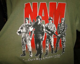 VINTAGE t shirt VIETNAM 1986 SIZE L