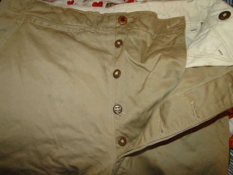 Vintage USMC US Military Uniform Trousers Chino Pant Button - Etsy