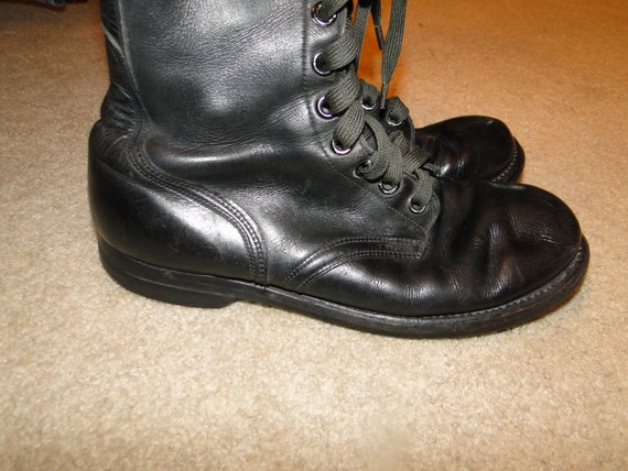 Vintage US Militaria Jump Boots COMBAT 60s Sz 9 R - image 1