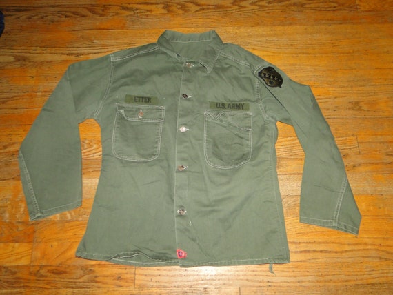 Vintage US ARMY US Militaria Jacket Button Fly13 Star - Etsy