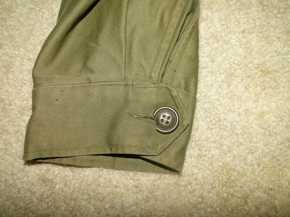 Vintage M 51 US Army Field Coat Jacket 1950Sz Lon… - image 7