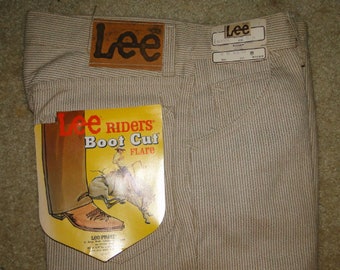 VINTAGE LEE Riders Denim Jeans deadstock boot cut 1970's W 29x 36