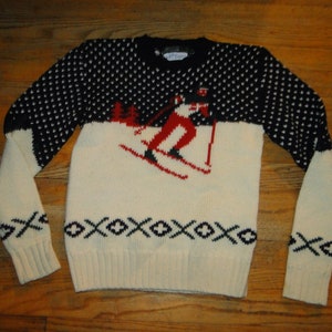 Vintage 90's Polo Ralph Lauren Ski Sweater Size M image 4