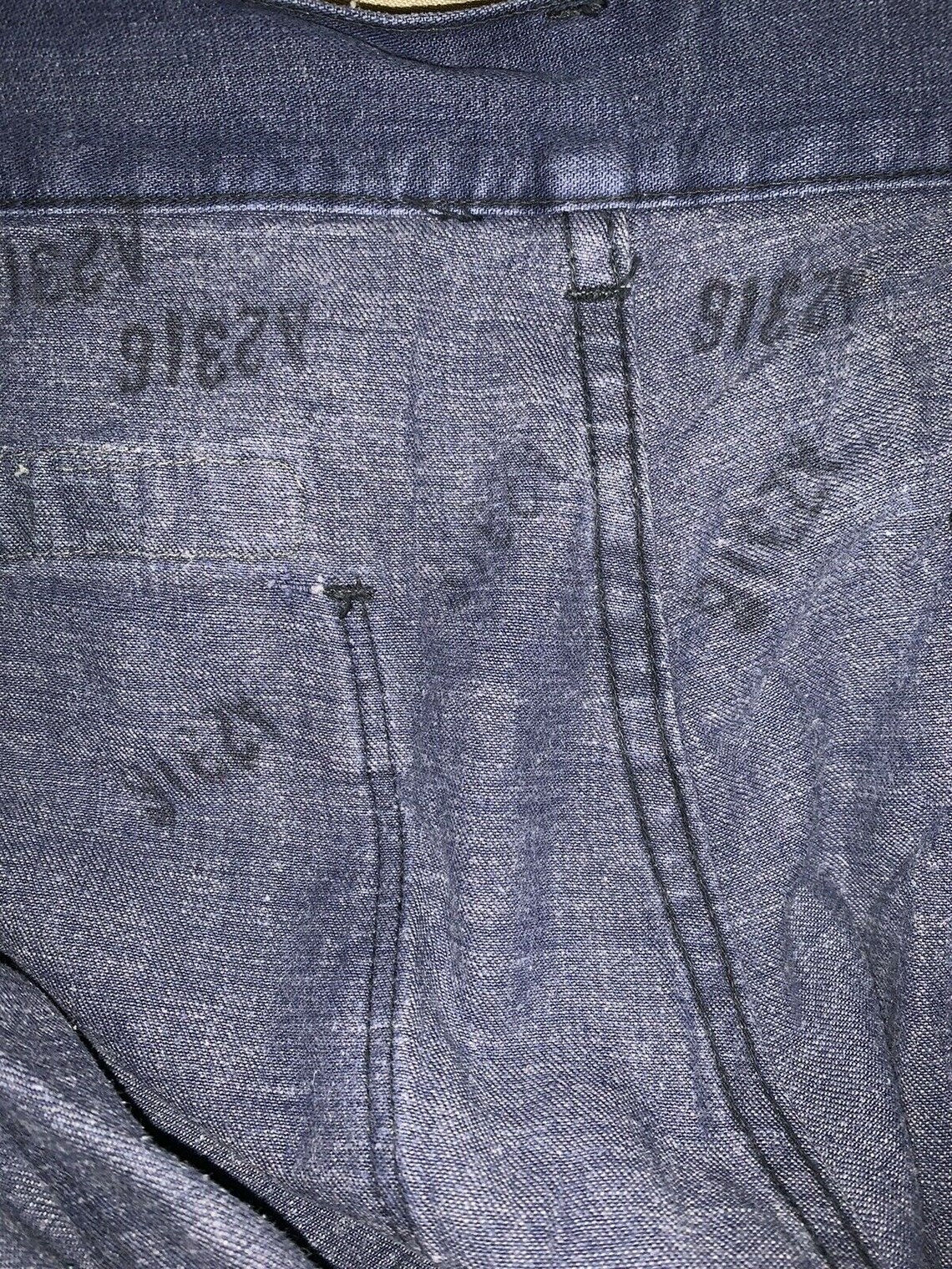navy dungaree pants