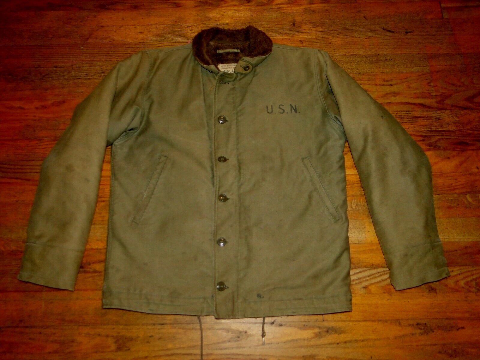 Usn Wwii Deck Jacket - Etsy Usn Wwii Deck Jacket - Etsy