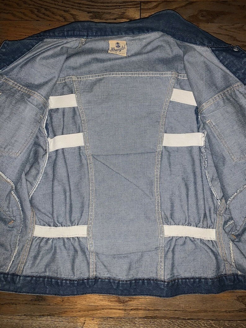 Vintage Wrangler Blue Bell Denim Jacket Sanforized Sz. 44-46 - Etsy