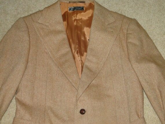 Vintage Brown wool Jacket sportswear Sz.M