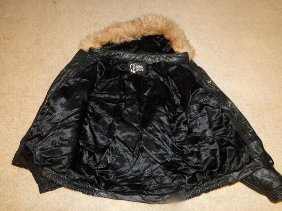 Vintage Black Leather Jacket Down Puffer 80s-90s Sz. SMALL - Etsy Vintage Black Leather Jacket Down Puffer 80s-90s Sz. SMALL - Etsy