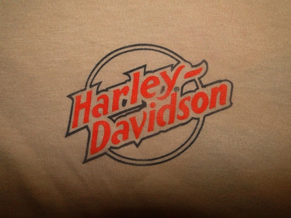 VINTAGE T shirt Harley Davidson Washington D.C.80… - image 1