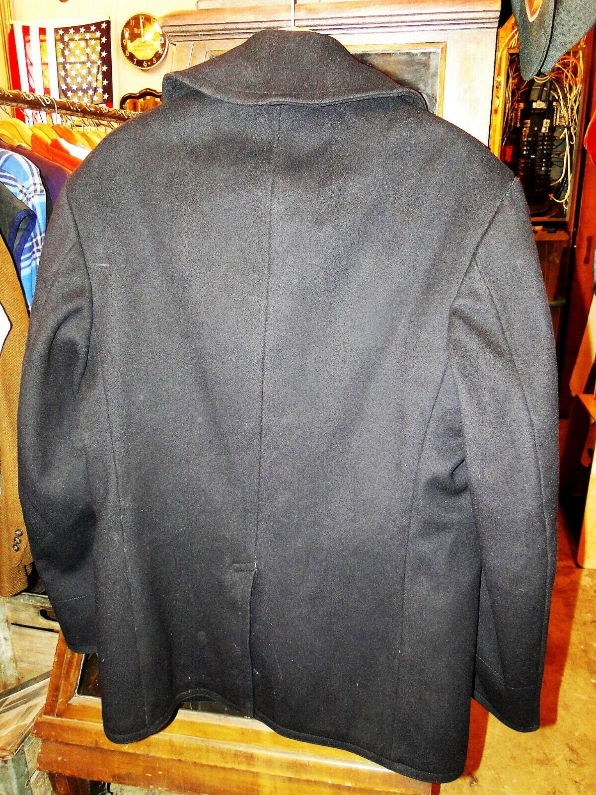 VINTAGE RARE Us Navy Wwii 10-button Pea Coat Jacket Sz 40 - Etsy