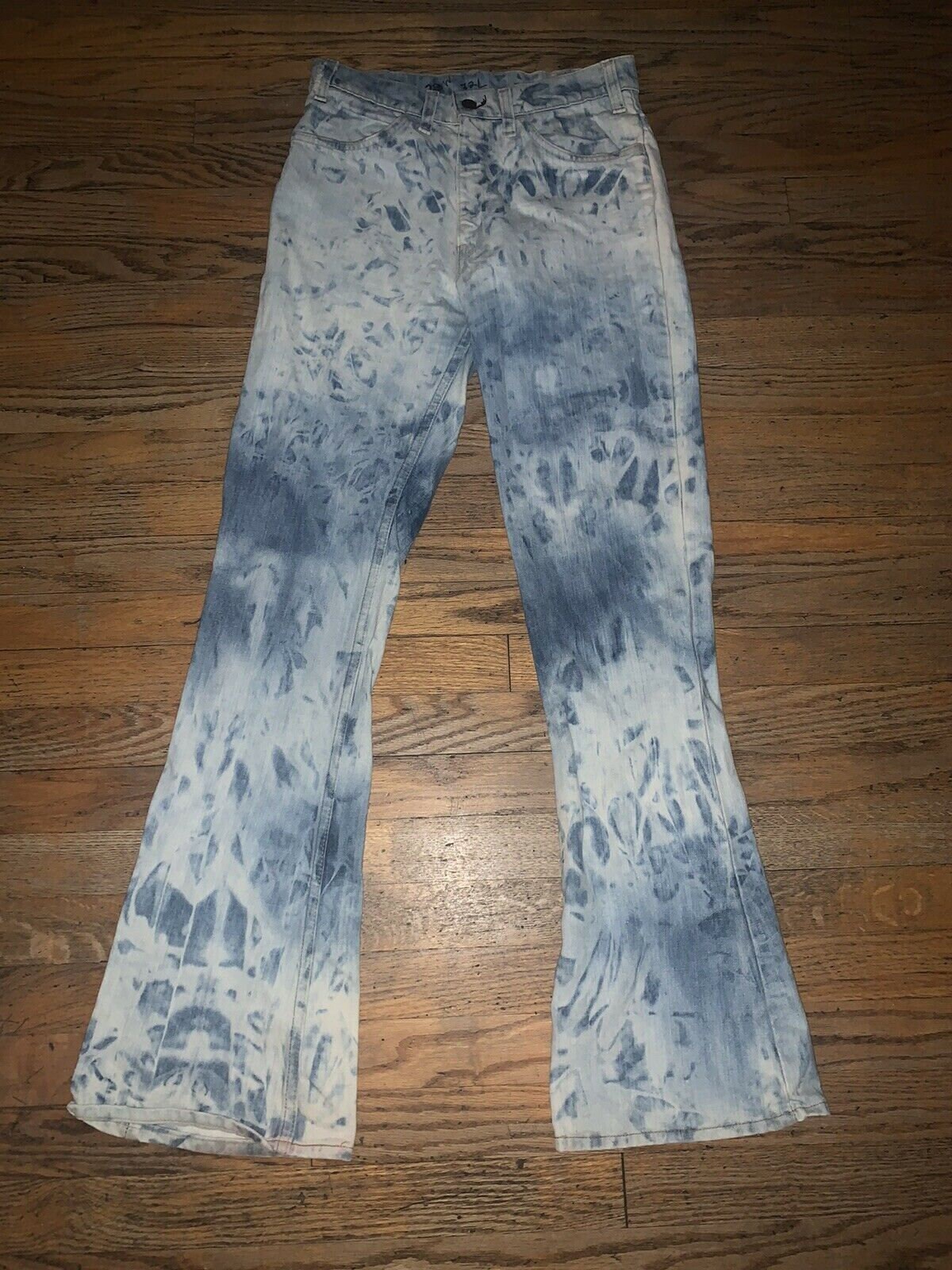 70s Levi’s 646 Studs Denim Pants Vintage Levis 646 Denim Jeans / Waist 30 / vintage 70s flare