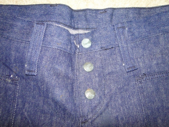 VINTAGE Wrangler denim pant 70s Bell Bottoms wome… - image 4