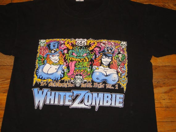 Vintage T Shirt White Zombie Tour 92-93 XL - Etsy