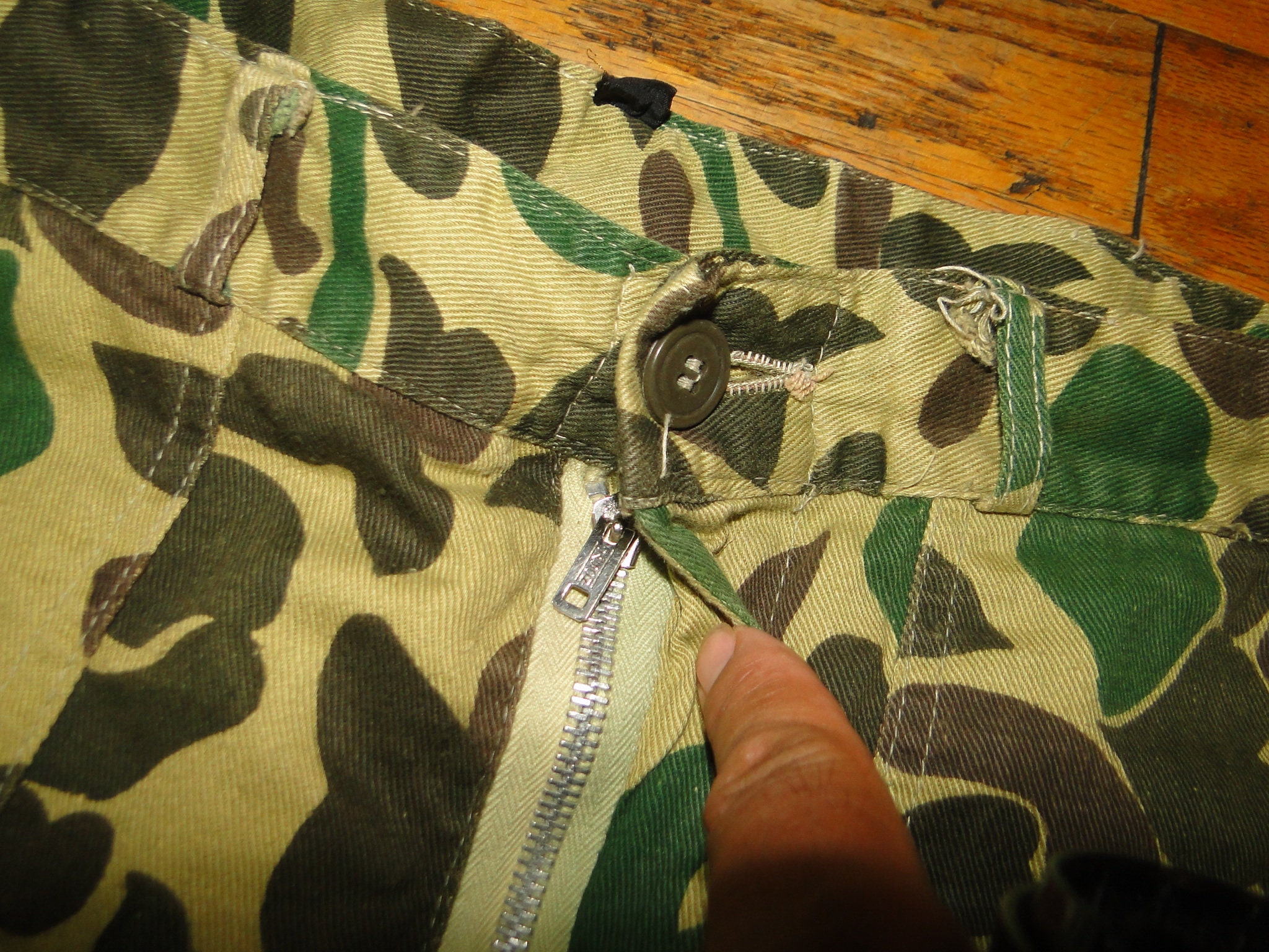 激レア◎ 60s~70s UNKNOWN \"Leaf Camo\" Pants 激レア◎ 60s~70s UNKNOWN 