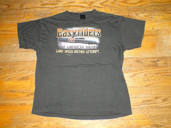 Vintage T Shirt 80s 1989 Easyriders 3D Emblem Tee Size XL - Etsy 