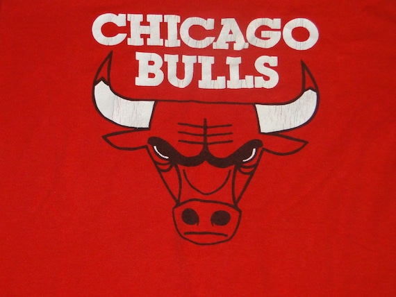 Vintage T shirt CHICAGO BULLS 80s Sz.M - image 1