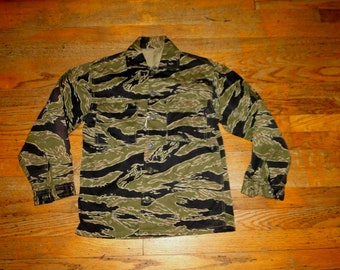 Vintage Original Vietnam War Tiger Stripe Camo Look New