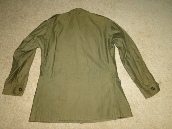 Vintage M 51 US Army Field Coat Jacket 1950Sz Lon… - image 10