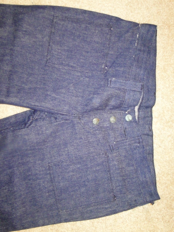 VINTAGE Wrangler denim pant 70s Bell Bottoms wome… - image 5