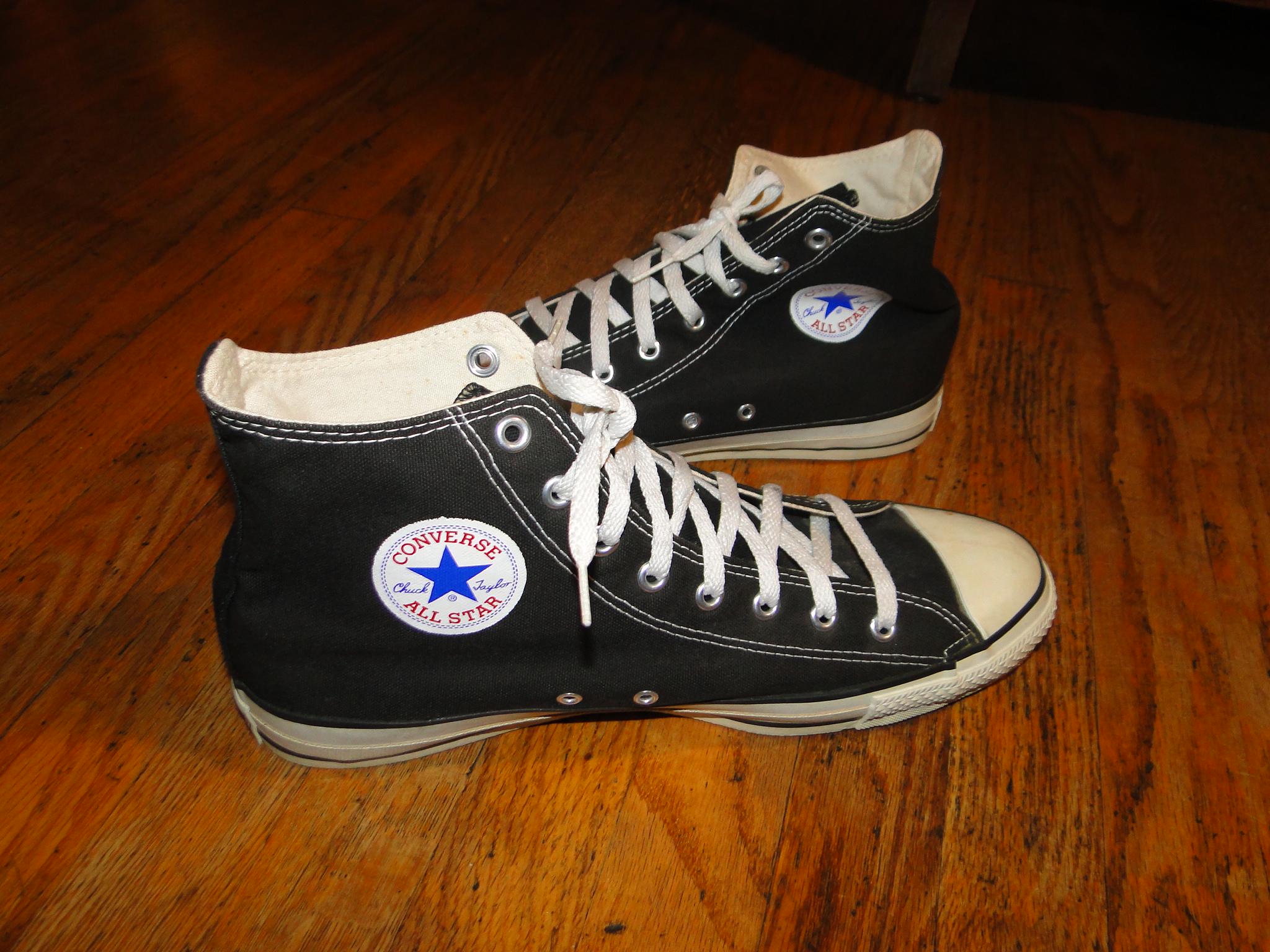 【デッドストック】CONVERSE　ALL　STAR　Made in　USA VINTAGE 1990s Converse All-Star MADE IN USA High Tops Stars
