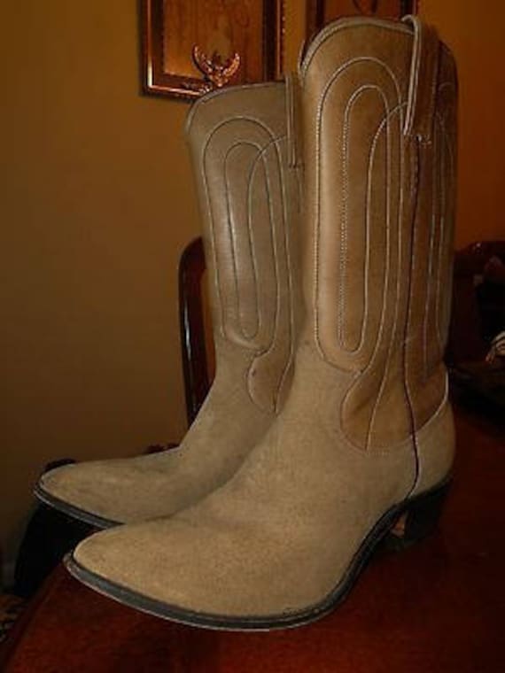 Vintage JUSTIN LEATHER Boots Women Western Roper C