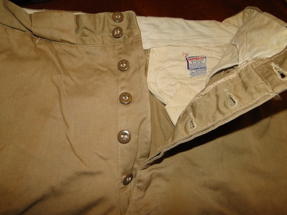 Vintage US ARMY Military Uniform Trousers Chino pa