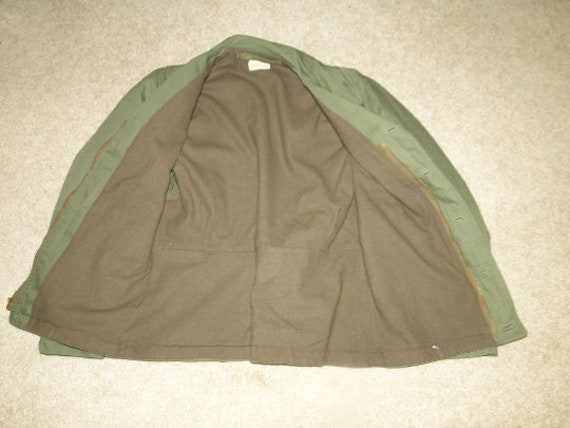 Vintage US Militaria NAVY Deck Jacket COLD Weathe… - image 3