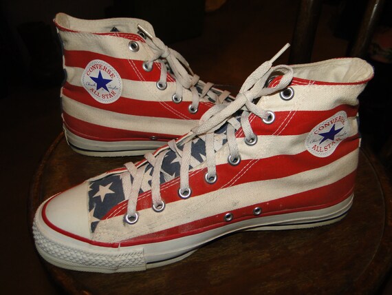 converse american flag vintage