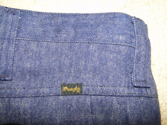 VINTAGE Wrangler denim pant 70s Bell Bottoms wome… - image 10