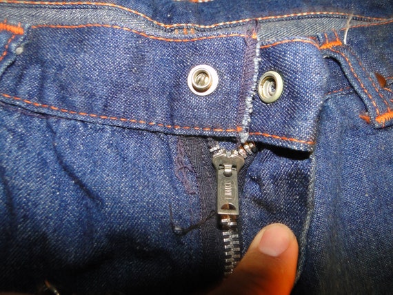 VINTAGE Wrangler Denim Jeans Engineer work pant D… - image 10