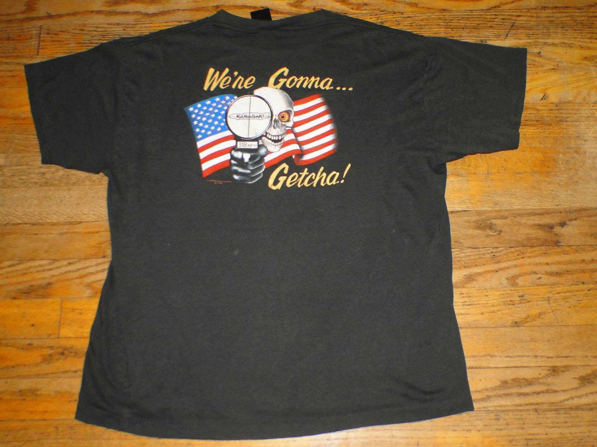 Vintage T Shirt 80s 1989 Easyriders 3D Emblem Tee Size XL - Etsy