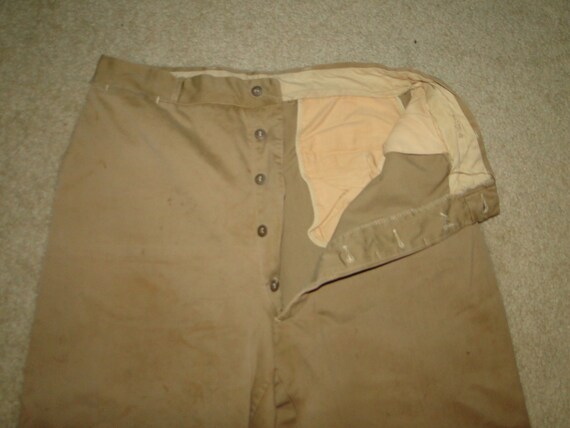 Vintage US ARMY Military Uniform Trousers Chino pa