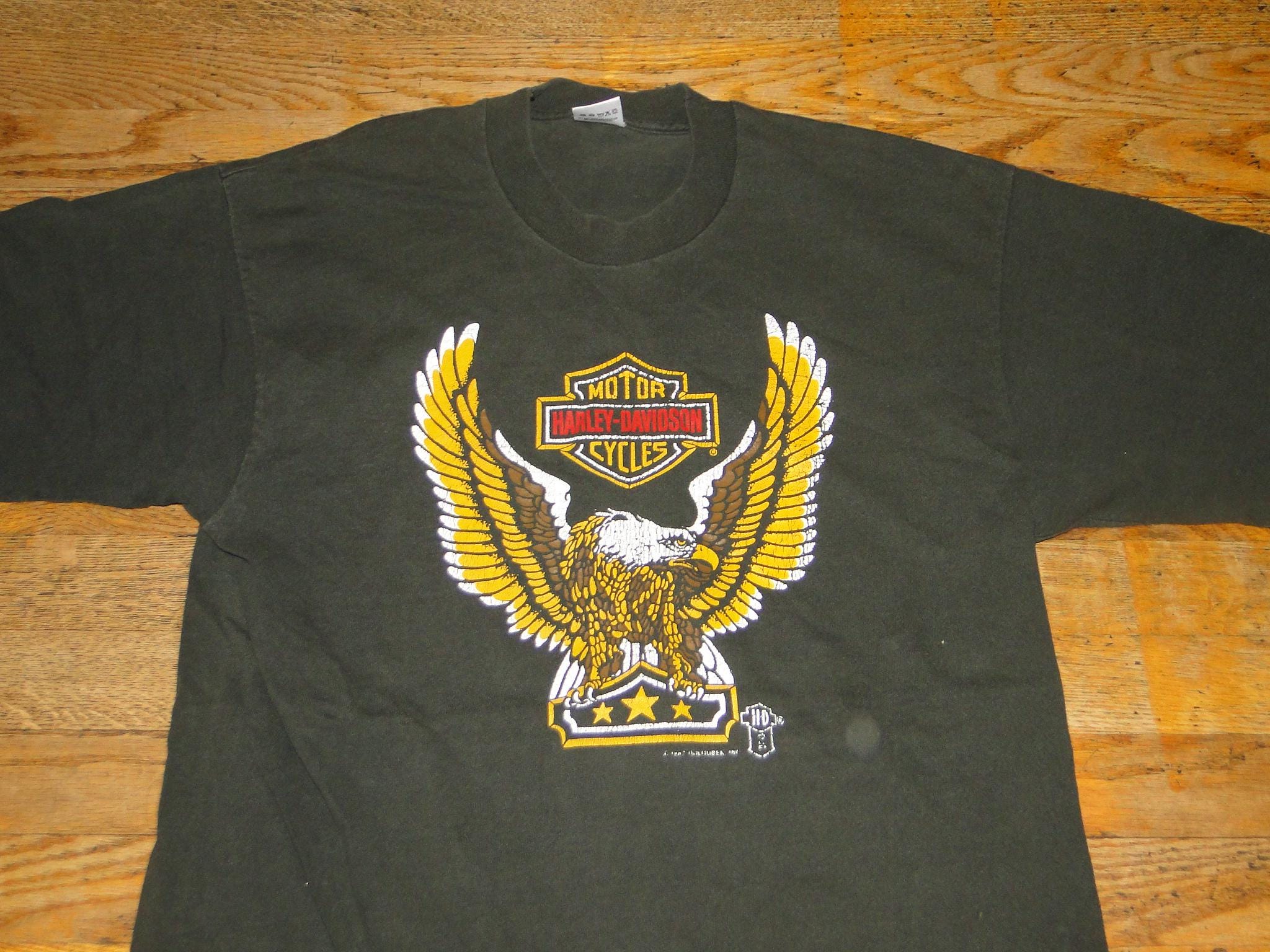 VINTAGE T Shirt Harley Davidson 80s Sz..l - Etsy