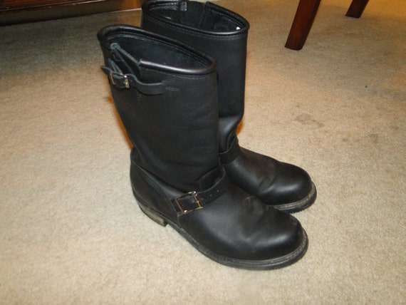 Vintage Carolina ENGINEER MOTORCYCLE Leather Black