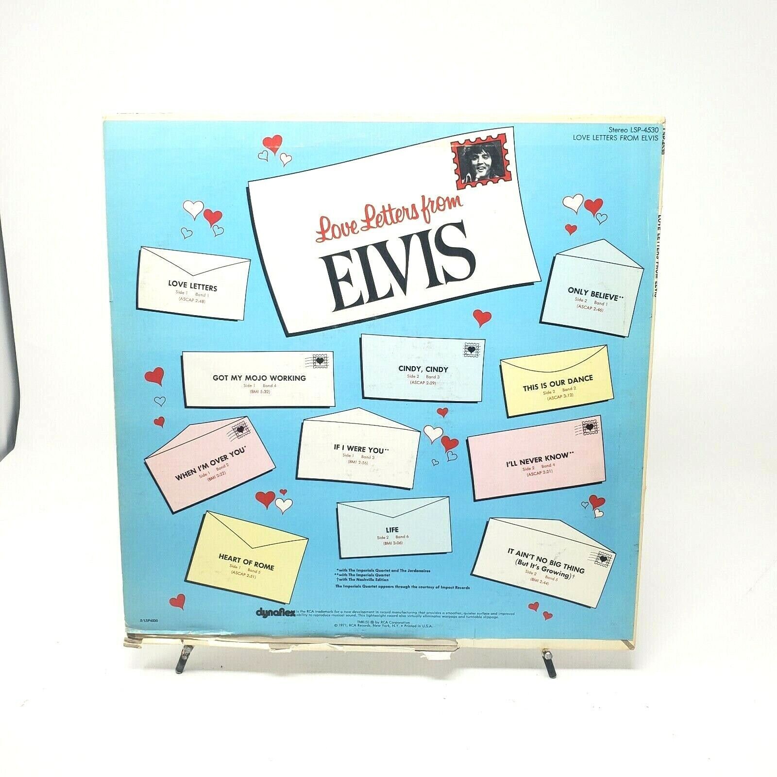 1975 USA Issue Elvis Lplove Letters From Elvis' Rca LSP 4530 - Etsy