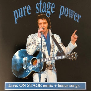 Elvis   Cd  &#39;Pure stage Power&#39;--------Very Rare---Elvis Album on CD