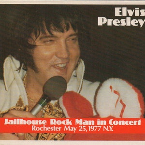 Rare Elvis CD Jailhouse Rock Man in Concert, May 25th 1977, New York---Italian CD
