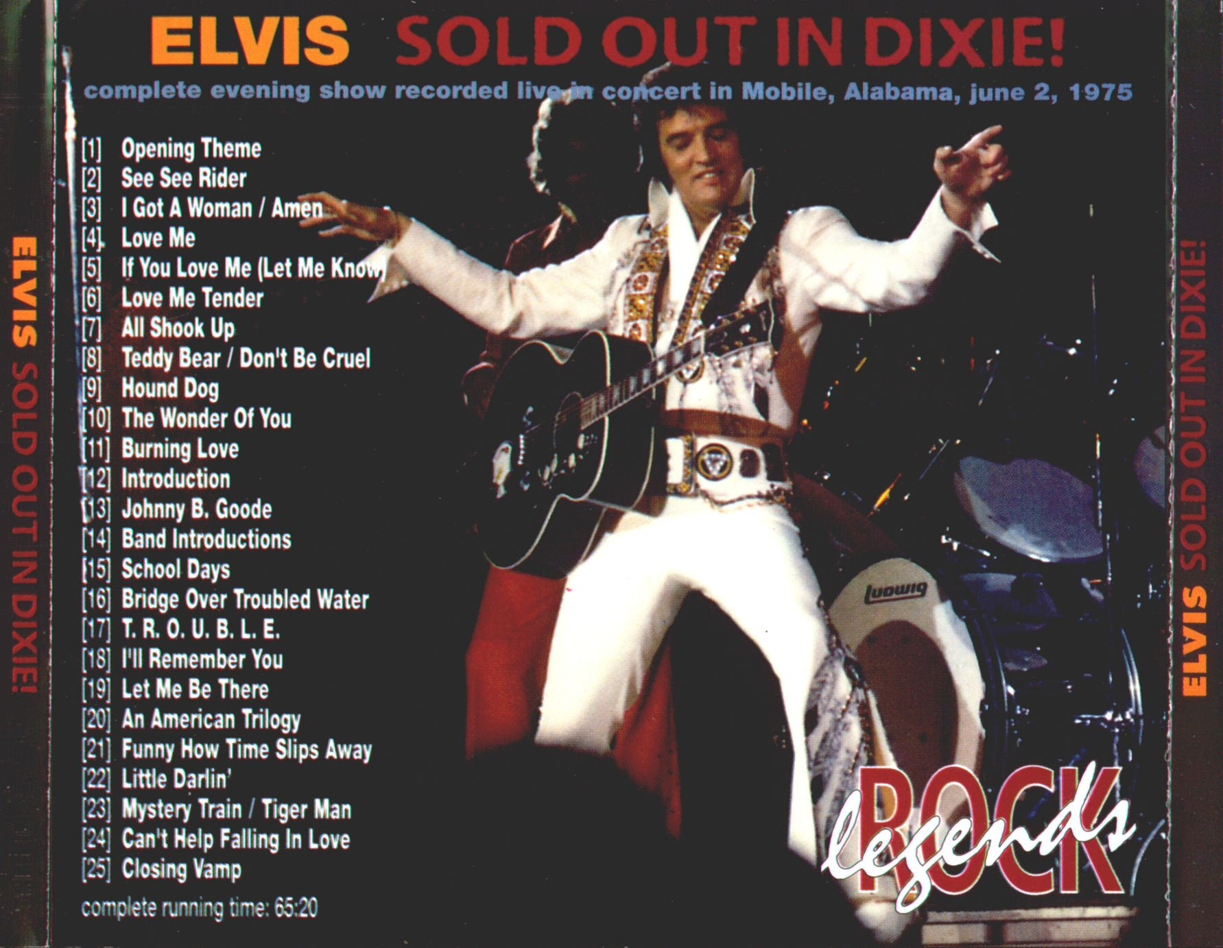 エルヴィス・プレスリーのレアCD『Sold Out In Dixie』、1975年製