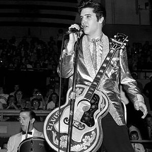 Elvis on stage in Canada 1957 Fridge Magnet