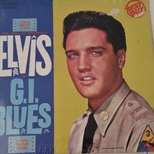 Elvis USA Album---&#39;G I Blues&#39; &#39;Best Buy&#39; Series---RCA AYL1-3735---Dog on Top Right