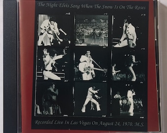 1970  Elvis Import CD &#39;The Night Elvis Sang When the Snow is on the Roses&#39;