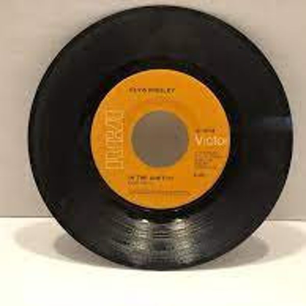 1969 USA Elvis  45rpm ---'In the Ghetto / Any Day Now'-----RCA 47-9741