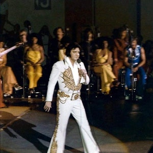 Elvis On Stage 1977   Fridge Magnet