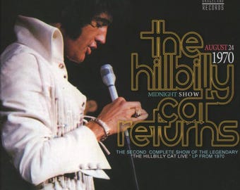 Elvis CD - The Hillbilly Cat Returns, Live 1970 - Rare Canadian Album