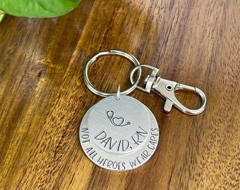 Nurses Gift | Not All Heroes Wear Capes | Male Nurse Keychain  Nurse Graduation | Nursing Student Gift | Nurse Appreciation | Gift for Nurse